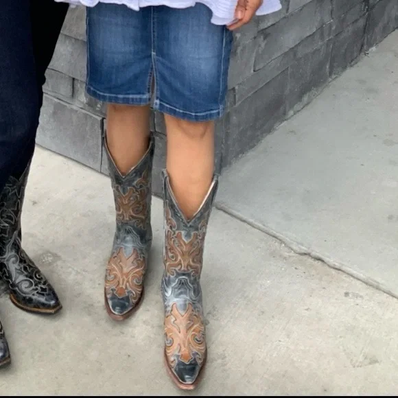 J.B. Dillon Reserve Laurel Western Boots- Size 8 - Picture 2 of 10